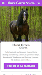 Mobile Screenshot of hurstgreenshires.com